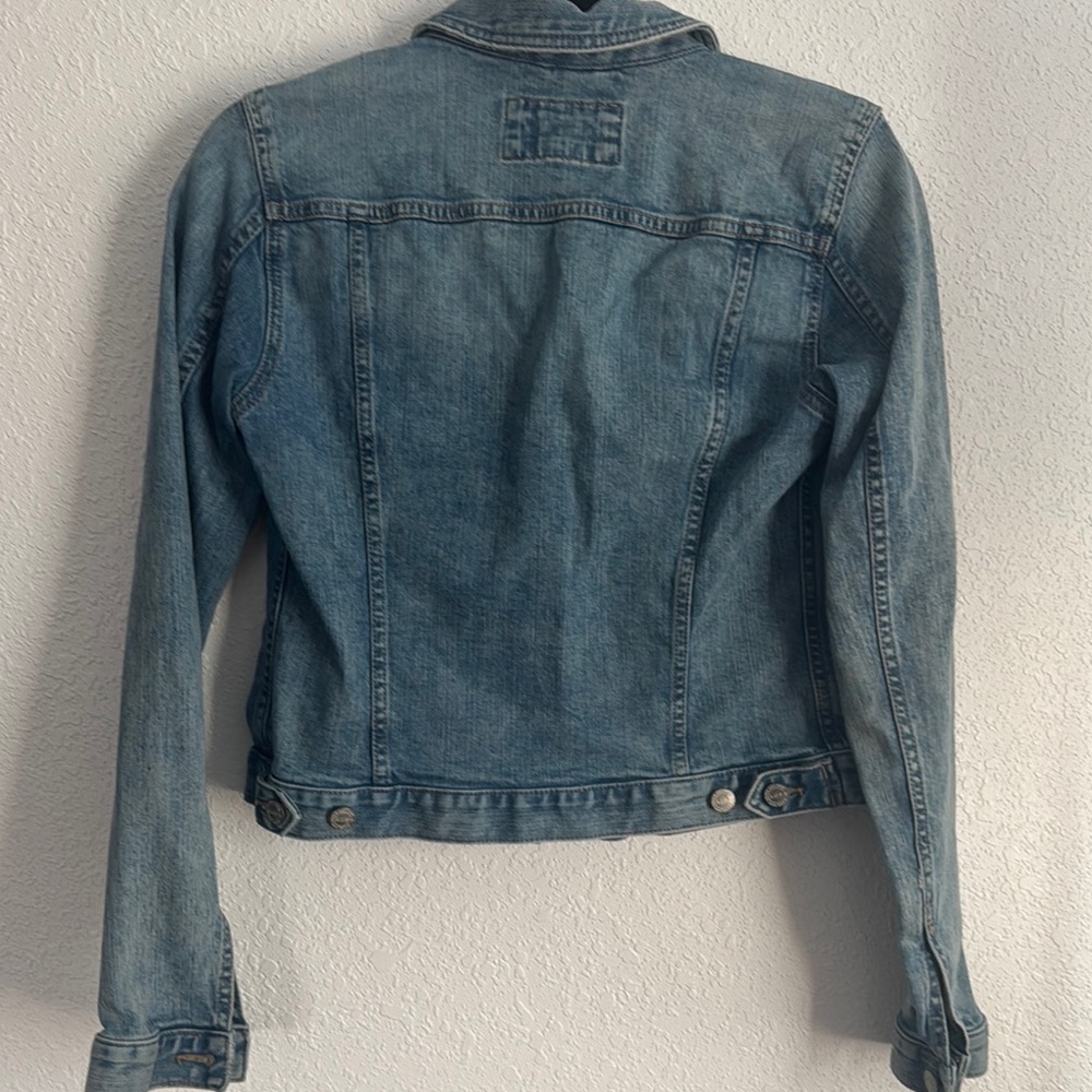 LOFT Classic Blue Jean Jacket - Picture 6 of 6